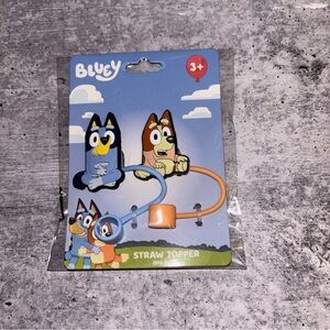 Bluey & Bingo Straw Topper NEW
